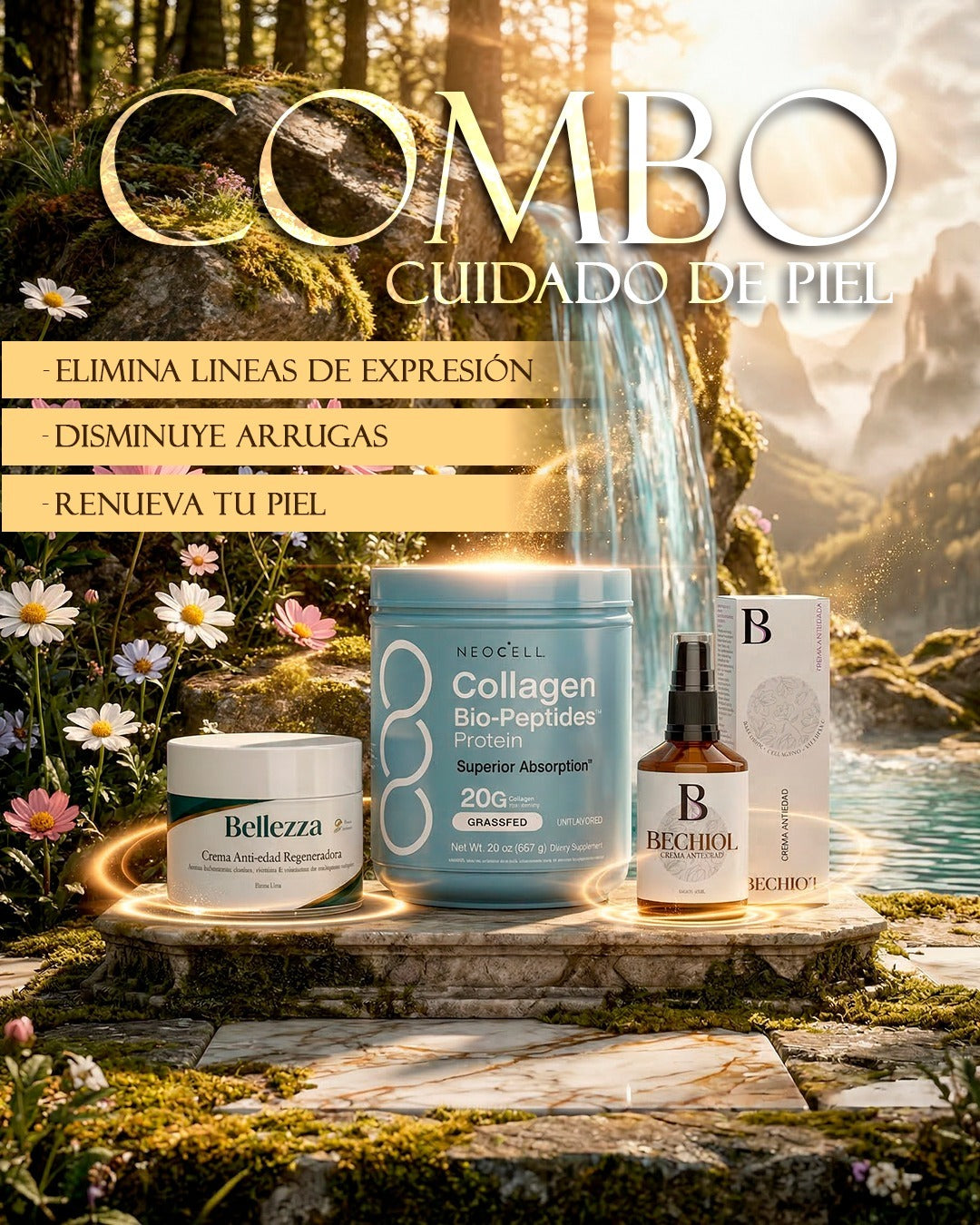 "KIT REJUVENECEDOR TRIPLE ACCIÓN"